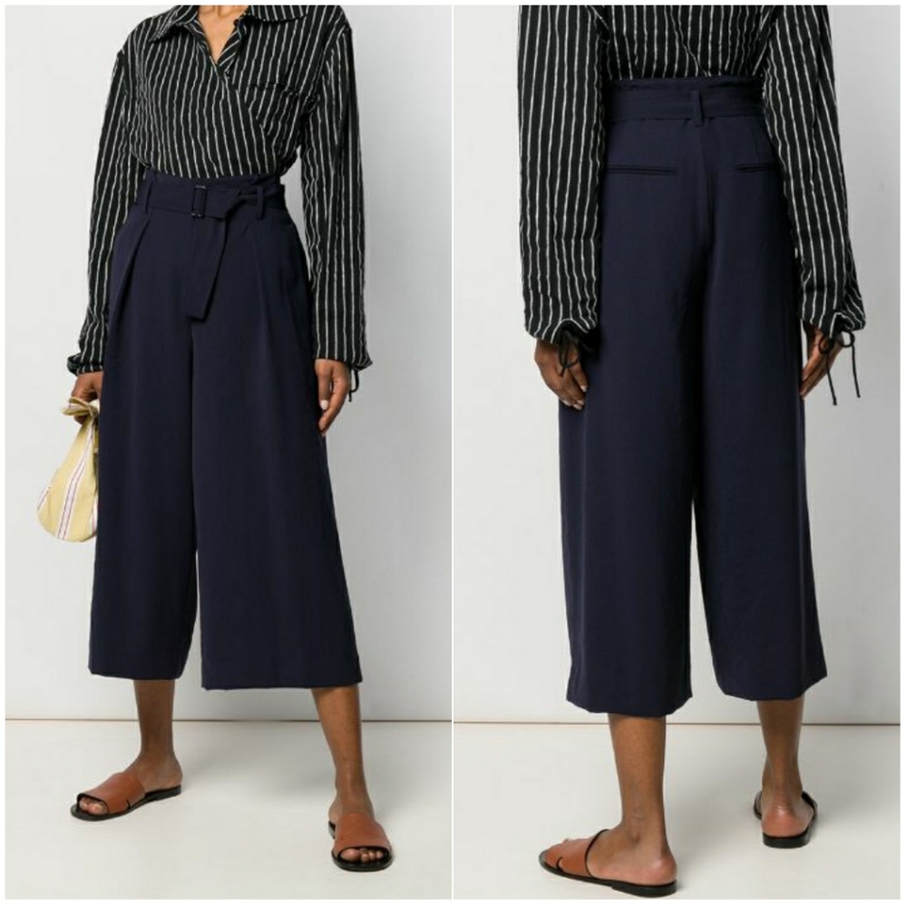 NWT VINCE | High-waisted Wide Leg Culotte Pants